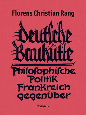 cover image of Deutsche Bauhütte